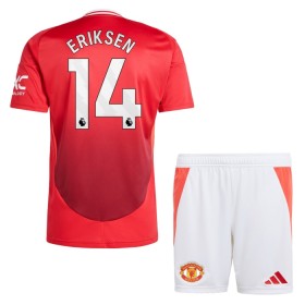 Manchester United Eriksen 14 Barn Hjemmedrakt 2024-25 Kortermet